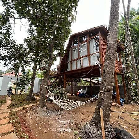 Mangifera Treehouse-Elixir Beach Farm-Jacuzzi-Cozy Villa Alībāg Exterior foto